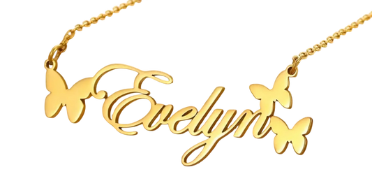 Triple Butterfly nameplate