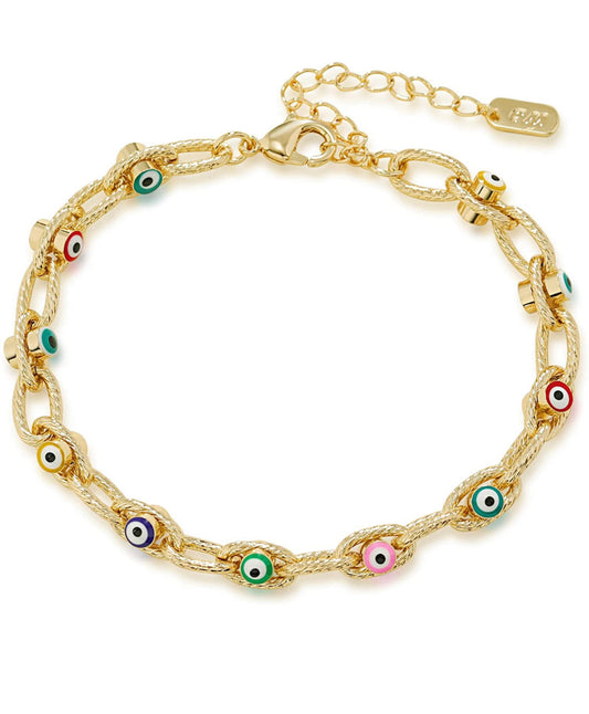 Evil eye bracelet